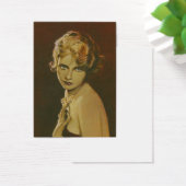 Vintage 1930's Fashion Business ACEO Card (Desk)