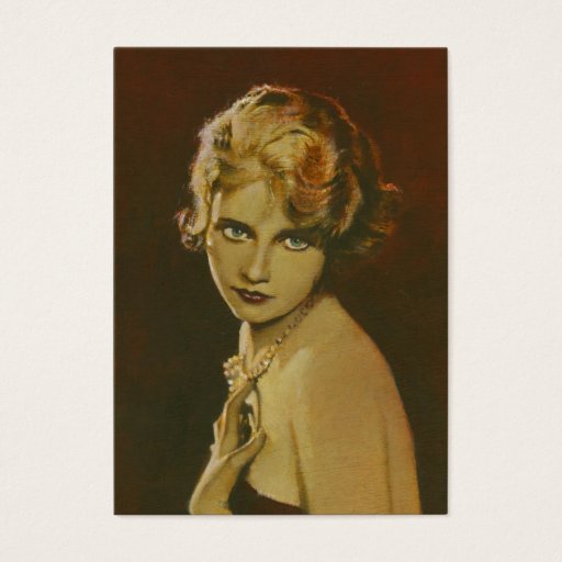 Customizable Vintage 1930's Fashion Business ACEO Card Business Cards