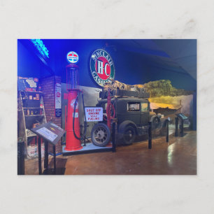 Vintage 1930s Gas Station Exhibit Postcard