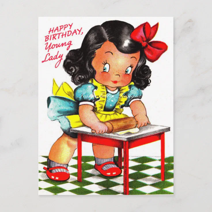 1930s birthday card