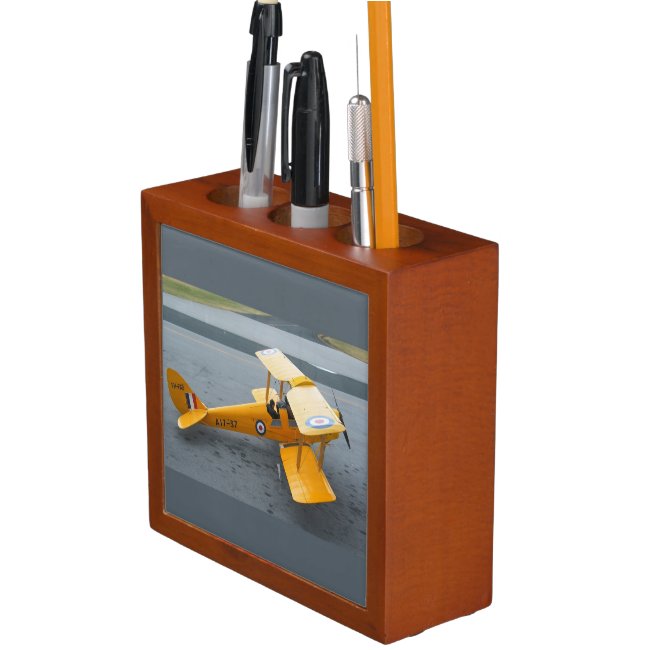 Vintage 1930s Tiger Moth Biplane Desk Organizer