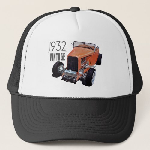 Vintage 1932 Roadster Trucker Hat