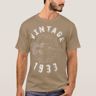 Vintage 1933 Birthday Limited Edition Guitar Music T-Shirt