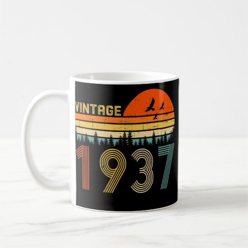 Vintage 1937 85th Birthday Gift Men Women 85 Coffee Mug