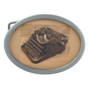 Vintage 1937 Underwood Typewriter Belt Buckle