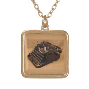 Vintage 1937 Underwood Typewriter Necklace
