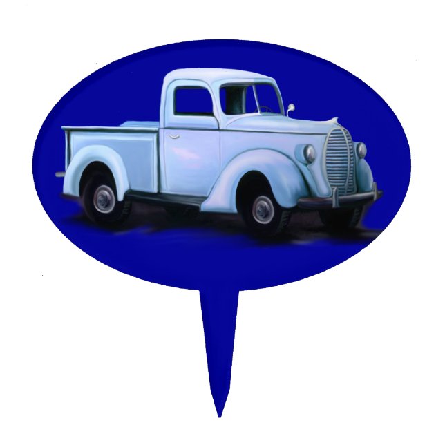 Vintage 1939 Truck Cake Topper (Front)