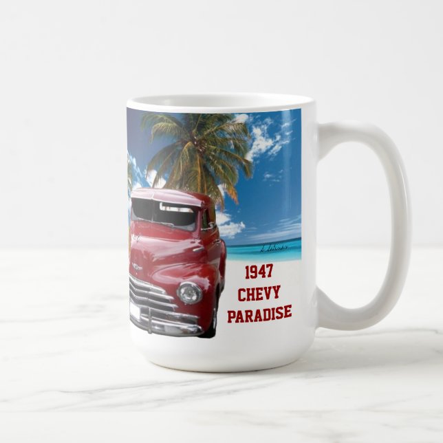 Vintage 1940 & 1947 Chevy Paradise Mug (Right)