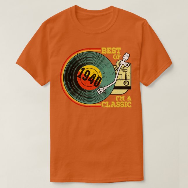 Vintage 1940 Birthday Shirt Im Classic Birthday Sh (Design Front)