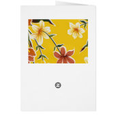 VINTAGE 1940 OILCLOTH CARD 2 (Back)