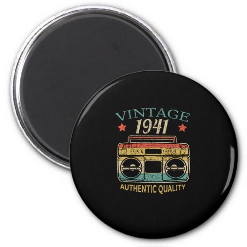 Vintage 1940 Radio Authentic Quality B_Day Gift Magnet