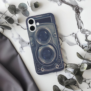 Vintage 1940s Camera Closeup iPhone 16 Plus Case