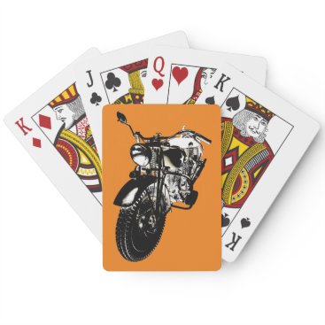 Vintage 1940s military motorcycle playing cards Vintage 1940s military motorcycle playing cards