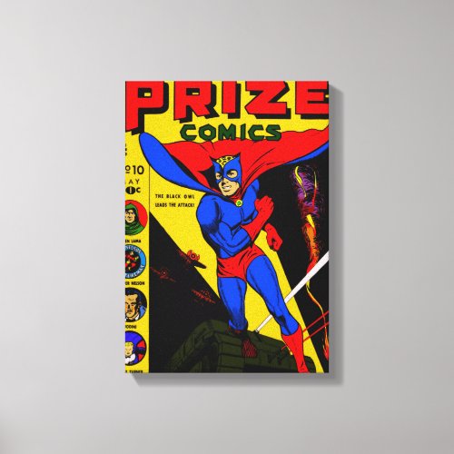 Vintage 1940s PRIZE Comics Canvas Print