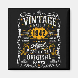 Vintage 1942 85yr 85th Birthday Gifts For Men 85 Magnet