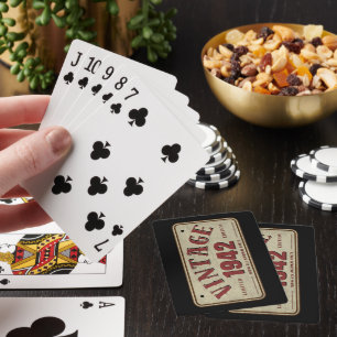 Vintage 1942 Limited Edition All Original Parts Poker Cards