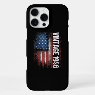 Vintage 1946 80th Birthday Gifts 80 Years Old Amer iPhone 16 Pro Max Case