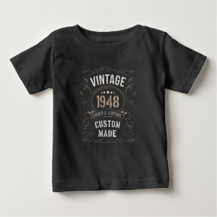 Vintage 1948 Limited Edition Custom made Baby T-Shirt