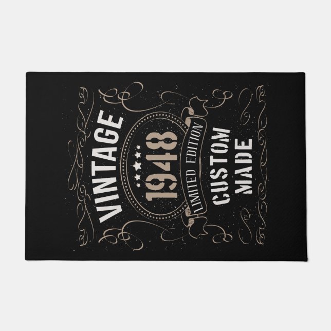 Vintage 1948 Limited Edition Custom made Doormat (Front)