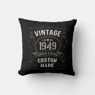 Vintage 1949 Limited Edition Custom made Throw Pillow
