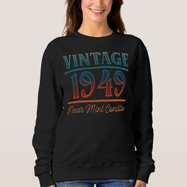 Vintage 1949 Near Mint Condition Sweatshirt (Front)