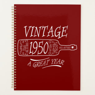 Vintage 1950 A Great Year Planner