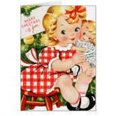 Vintage 1950 girl with doll (Front)