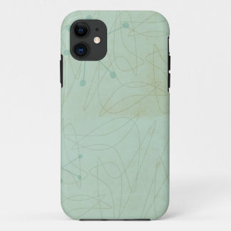 Vintage 1950s Atomic Age Pattern iPhone Case