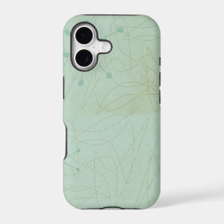 Vintage 1950s Atomic Age Pattern iPhone Case