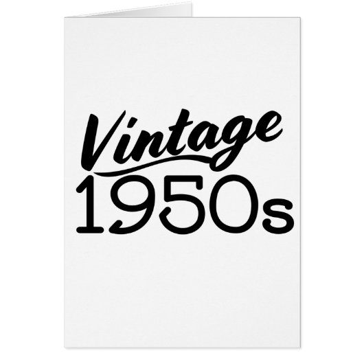 Vintage 1950s cards (Front)