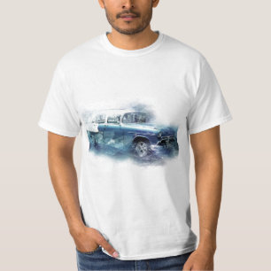 Vintage 1950s Chevy Car Digital Art T-Shirt