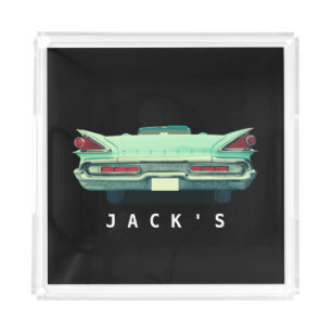 Vintage 1950s Mercury Taillights Custom Acrylic Tray