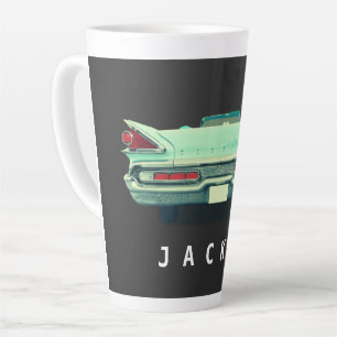 Vintage 1950s Mercury Taillights Custom Latte Mug