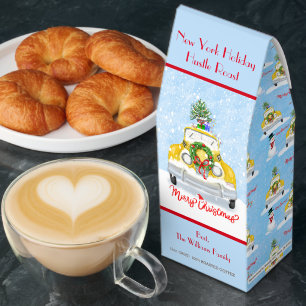 Vintage 1950's New York Yellow Xmas Cab Roasted Coffee