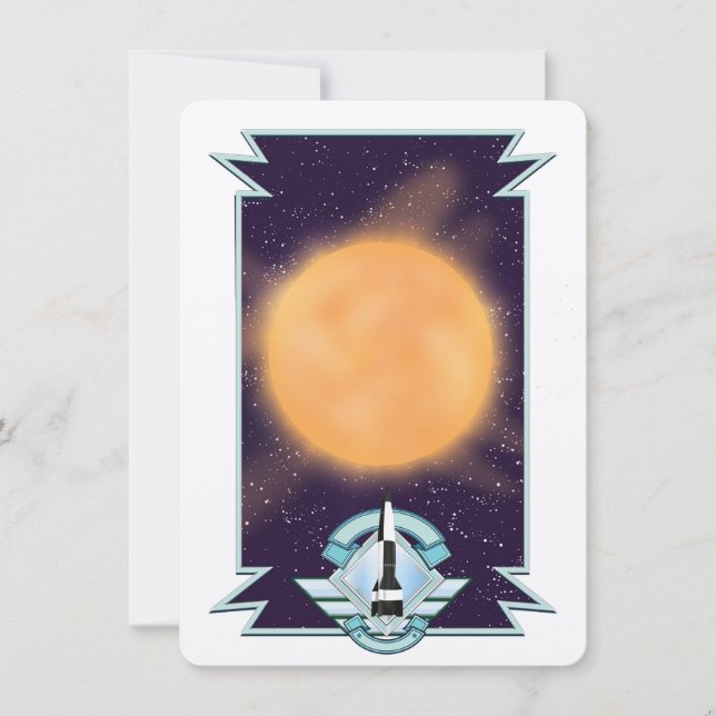 Vintage 1950s style Sci-fi logo (Front)