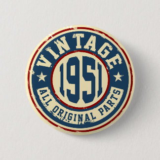 Vintage 1951 All Original Parts Pinback Button