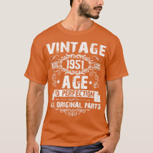 Vintage 1951 Funny 72 Years Old Men And Women 72nd T-Shirt