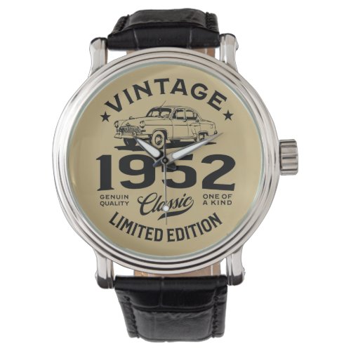 Vintage 1952 Classic 70 Years Old 70th Fathers day Watch