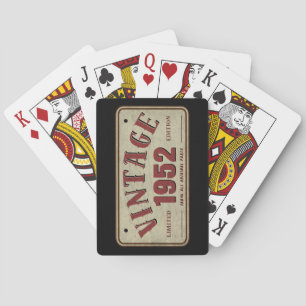 Vintage 1952 Limited Edition All Original Parts Poker Cards