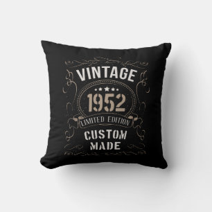 Vintage 1952 Limited Edition Custom made Throw Pillow