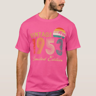 Vintage 1953 Limited Edition 70 Year Old Gifts fri T-Shirt