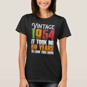 Vintage 1954 69 Years Old Birthday Retro Father's T-Shirt