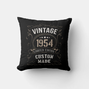 Vintage 1954 Limited Edition Custom made Throw Pillow