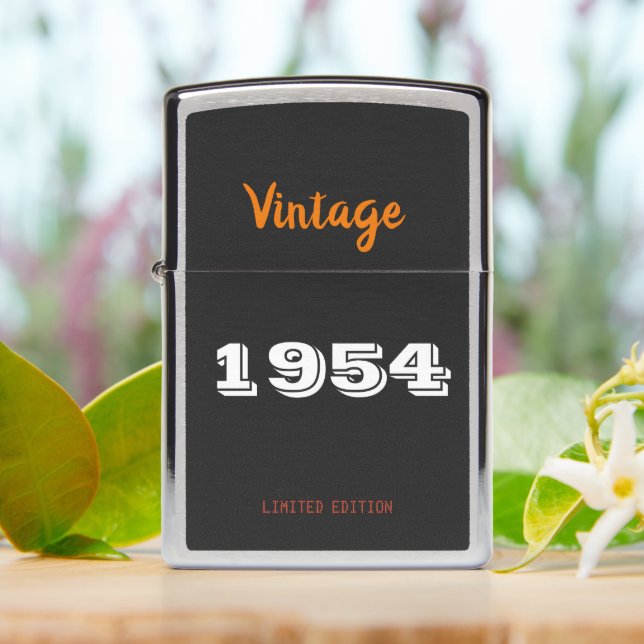Vintage 1954 Limited Edition Zippo Lighter – Retro (On Table)