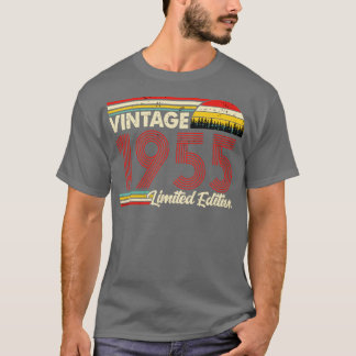 Vintage 1955 Birthday Shirt Limited Edition 1955 B