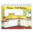 Vintage 1955 Kitchens - Classic 1950's Decor Calendar Vintage 1955 Kitchens - Classic 1950's Decor Calendar