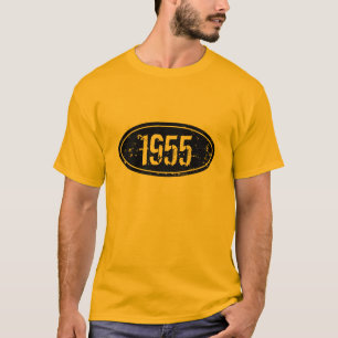 Vintage 1955 t shirt for men Custom birth year