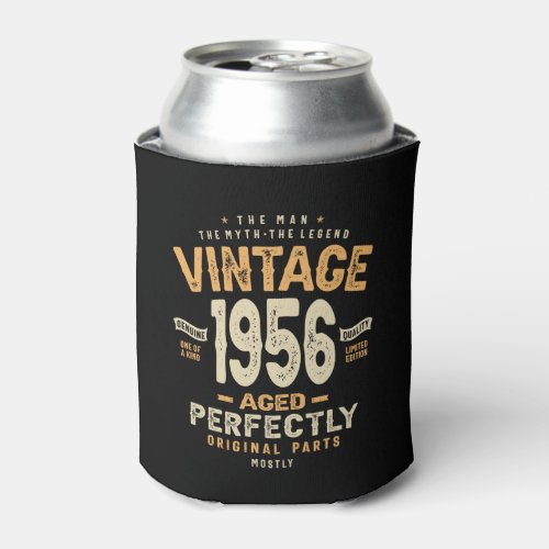 Vintage 1956 67th Birthday Can Cooler