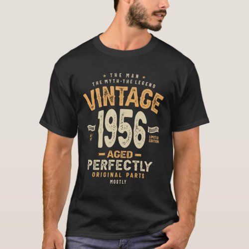 Vintage 1956 67th Birthday T_Shirt