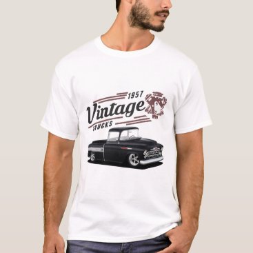 Vintage 1957 Black Street Truck T-Shirt